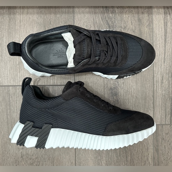 Hermes black fabric sneakers. Size 38. Brand new in box!!! - Picture 5 of 16